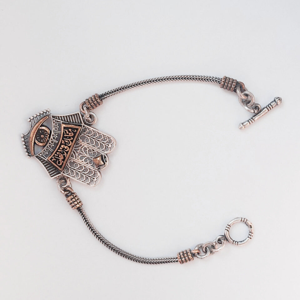 Hand Silver Bracelet