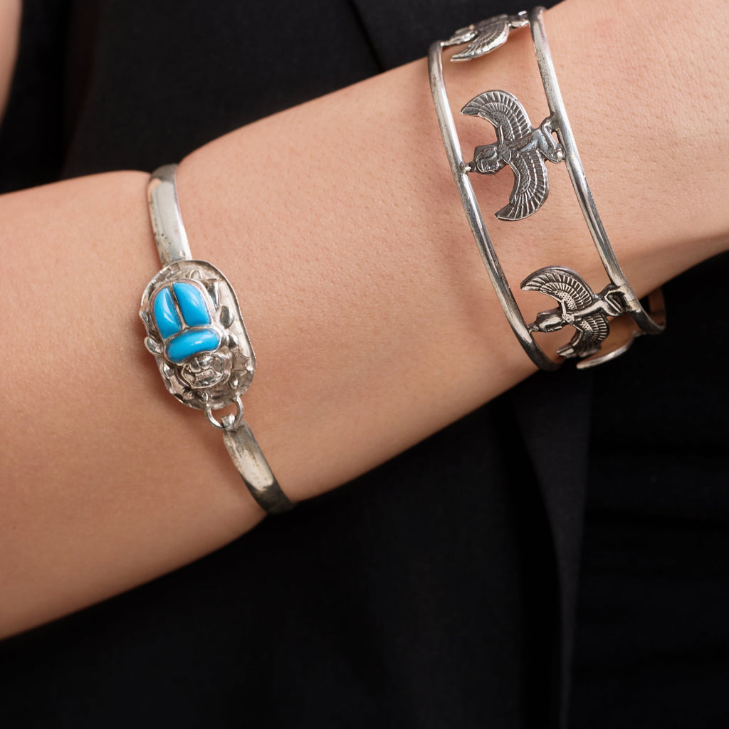 Scrarb Silver Bracelet (جعران)