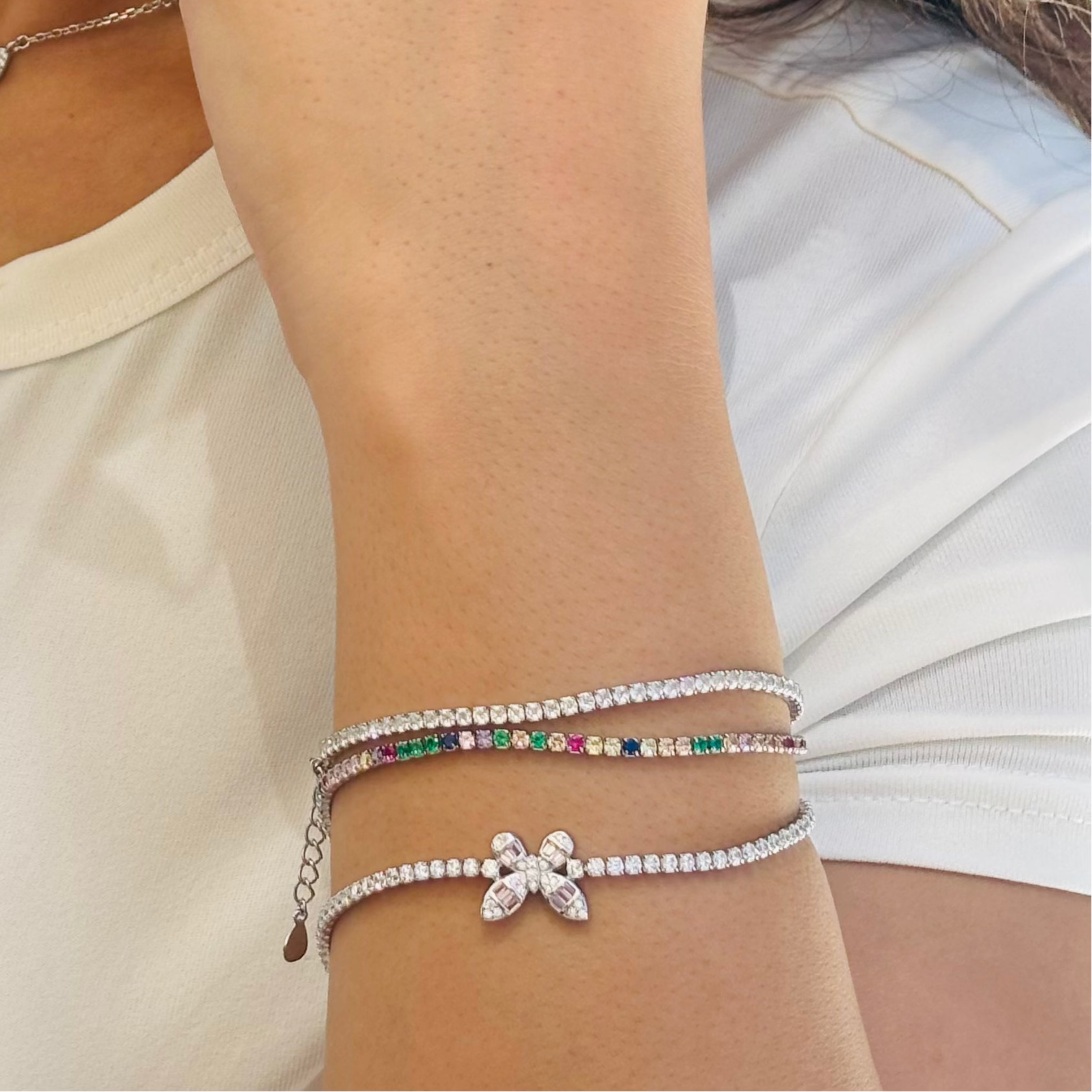 Butterfly Tennis Bracelet