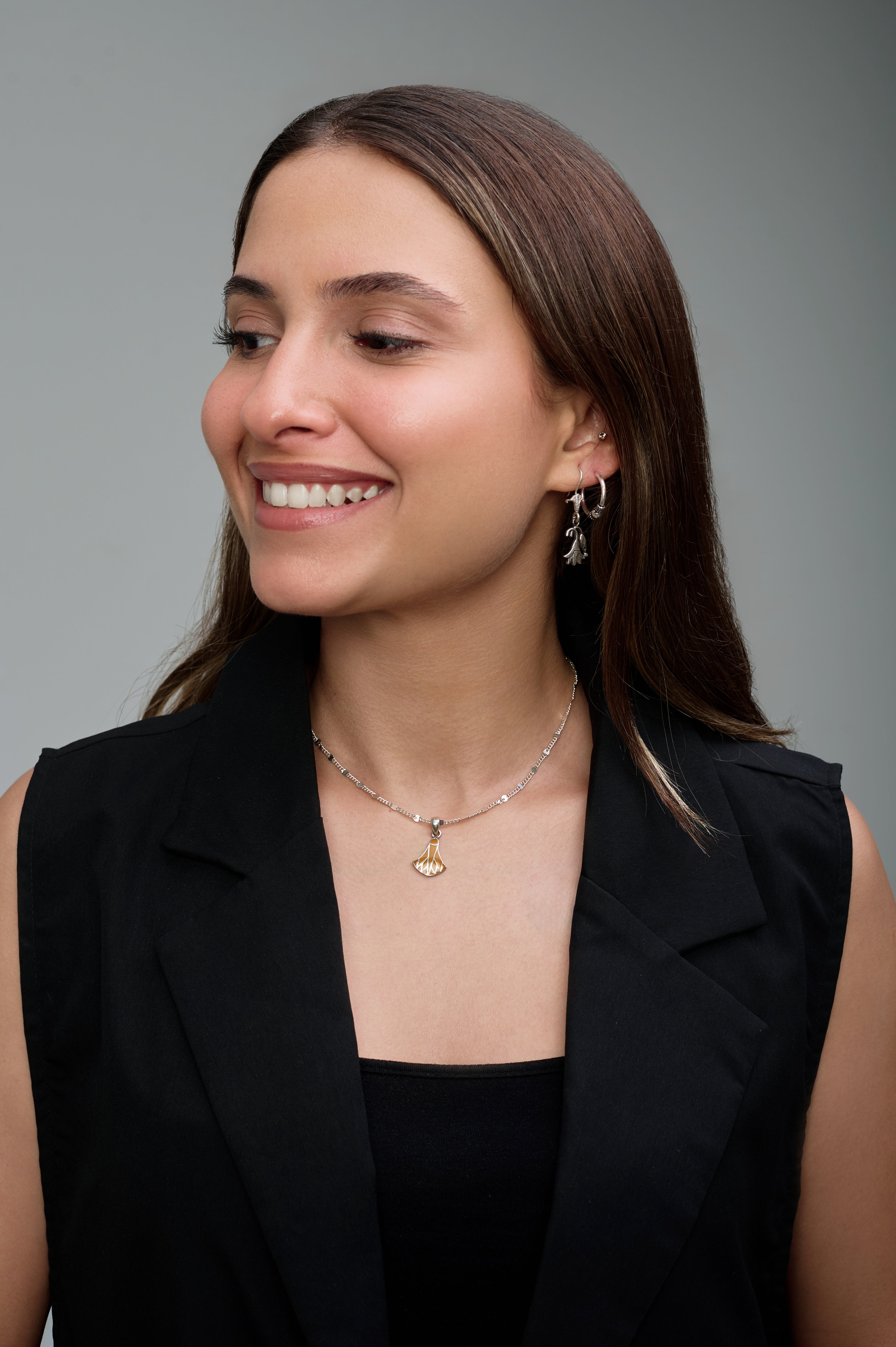 Lotus Flower Earring