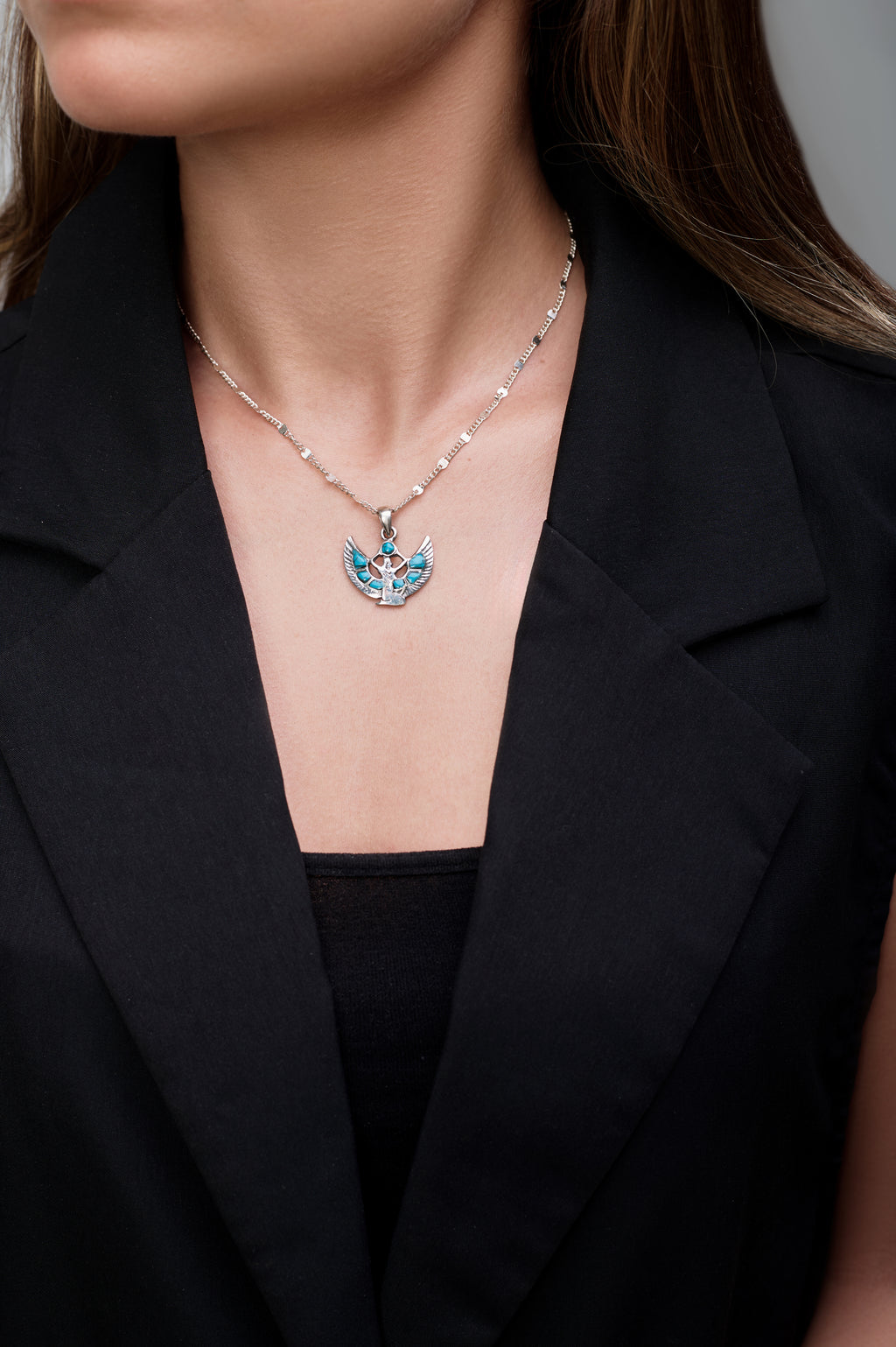 Turquoise Isis Necklace