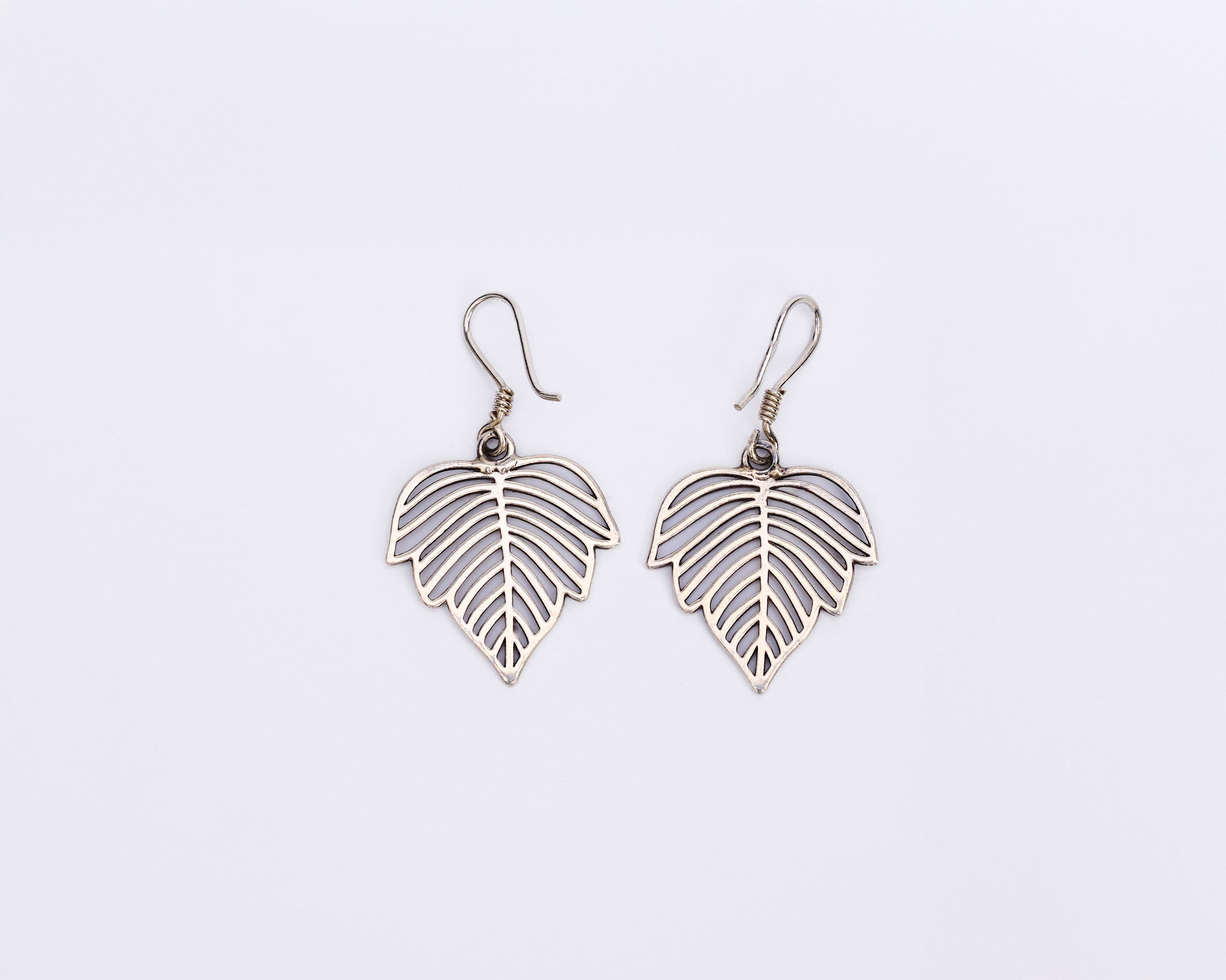 Leaves Silver Earring