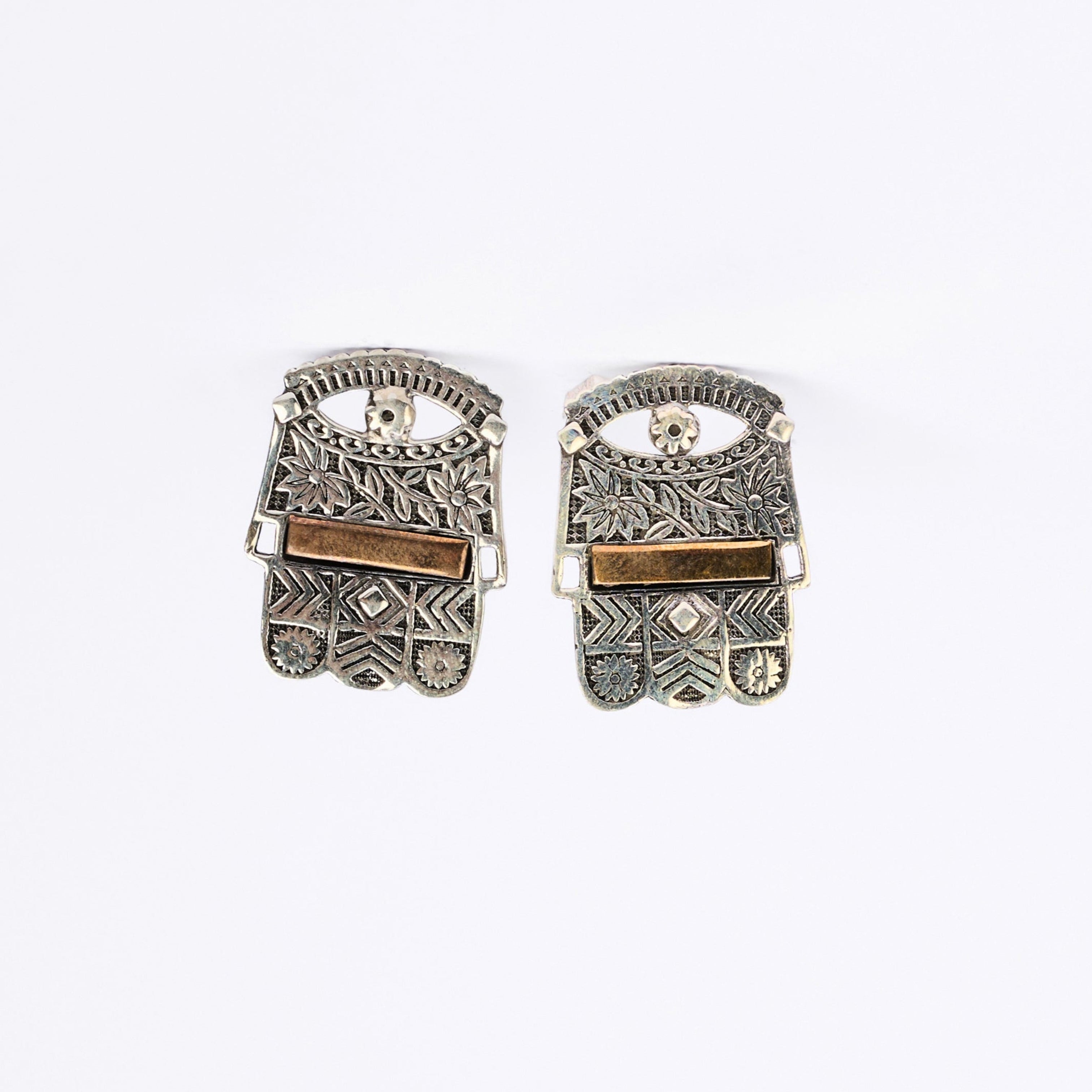 Arabian Heritage  Silver Earrings