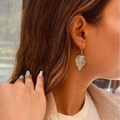 Leaves Silver Earring