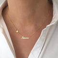 Personalized Name Necklace With Butterfly Charm
