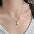 Lotus Zircon Necklace