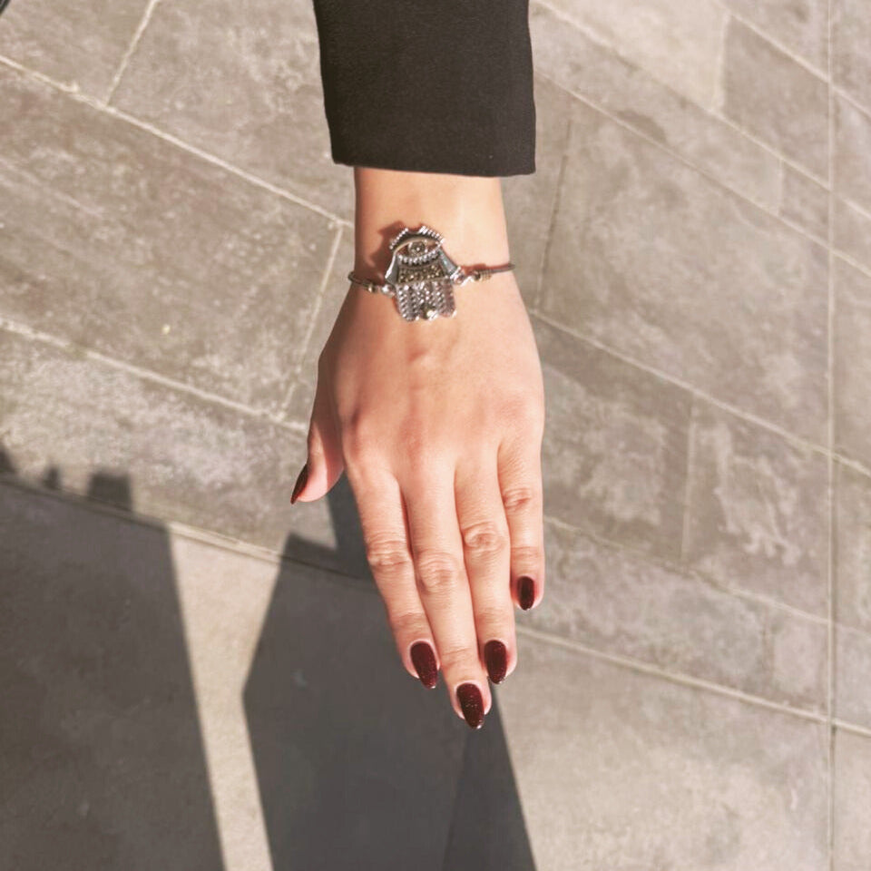 Hand Silver Bracelet